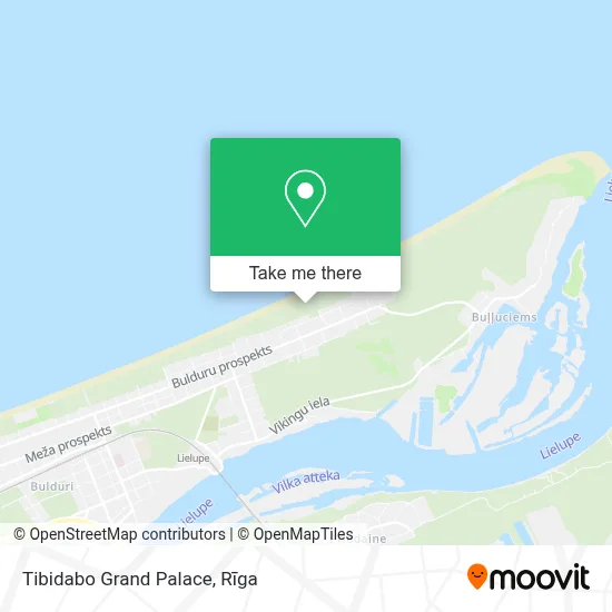 Tibidabo Grand Palace map