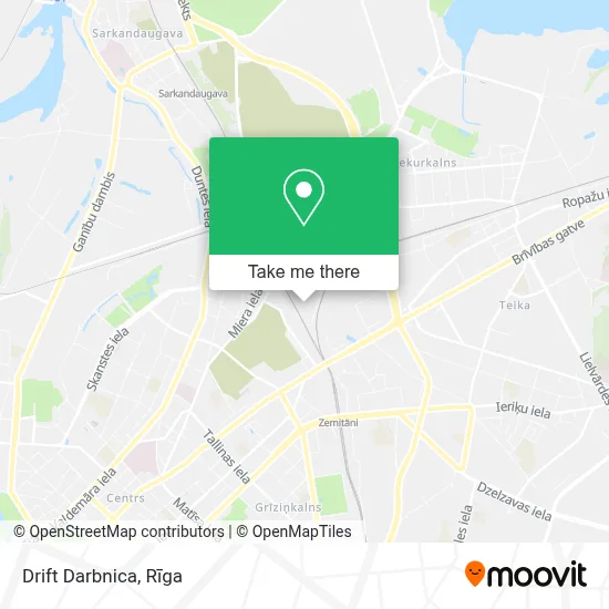 Drift Darbnica map