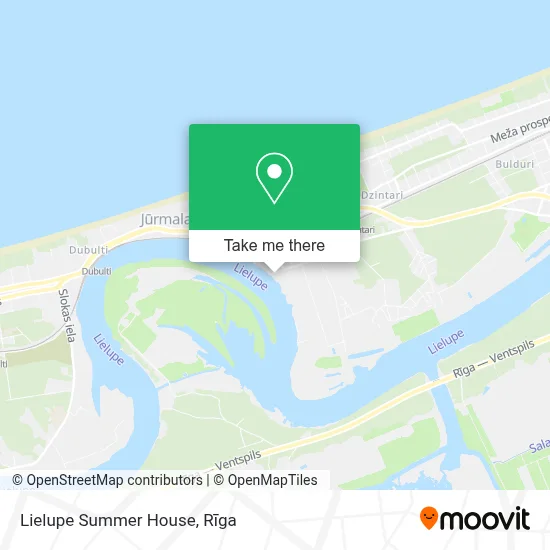 Lielupe Summer House map