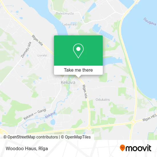 Woodoo Haus map