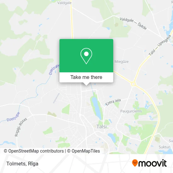 Tolmets map