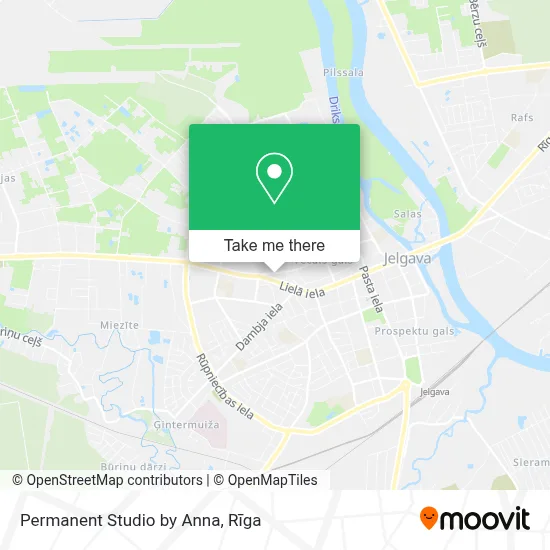 Permanent Studio by Anna map