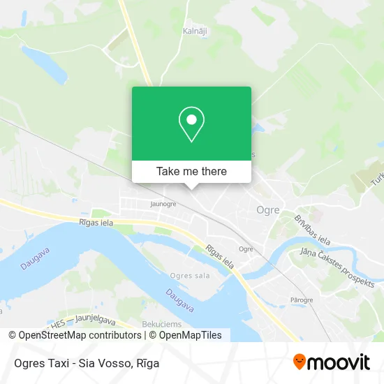 Ogres Taxi - Sia Vosso map
