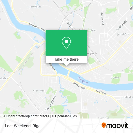 Lost Weekend map