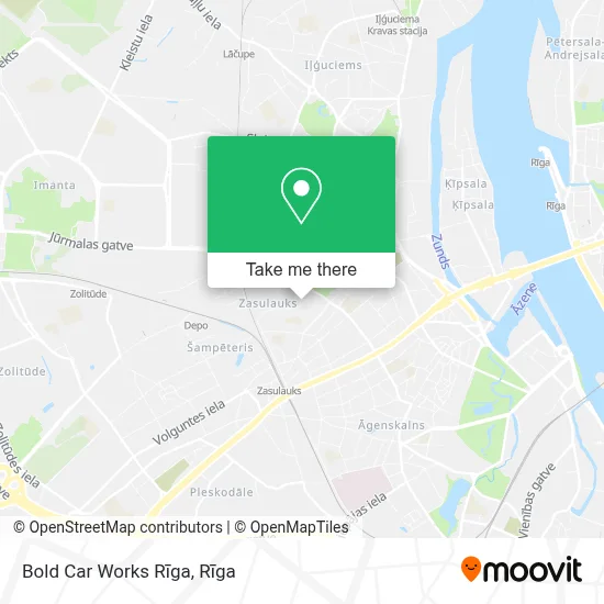 Bold Car Works Rīga map