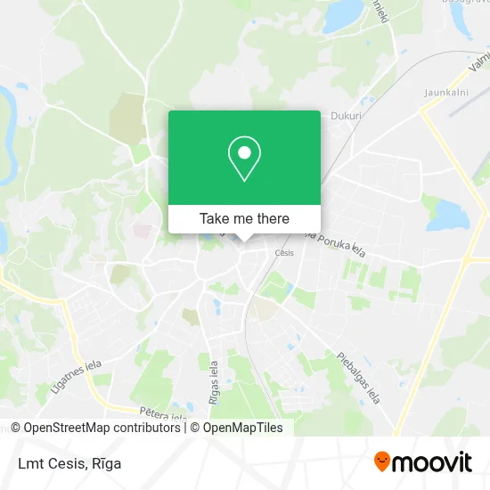 Lmt Cesis map