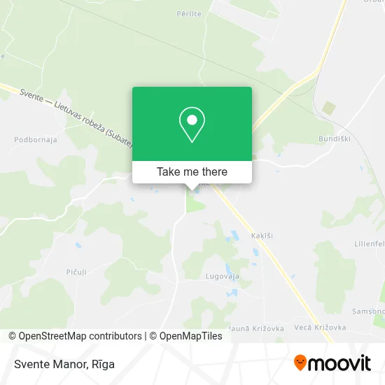 Svente Manor map
