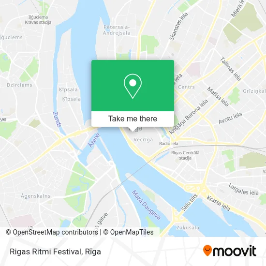 Rigas Ritmi Festival map