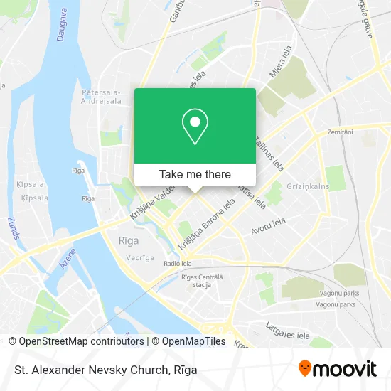 St. Alexander Nevsky Church map