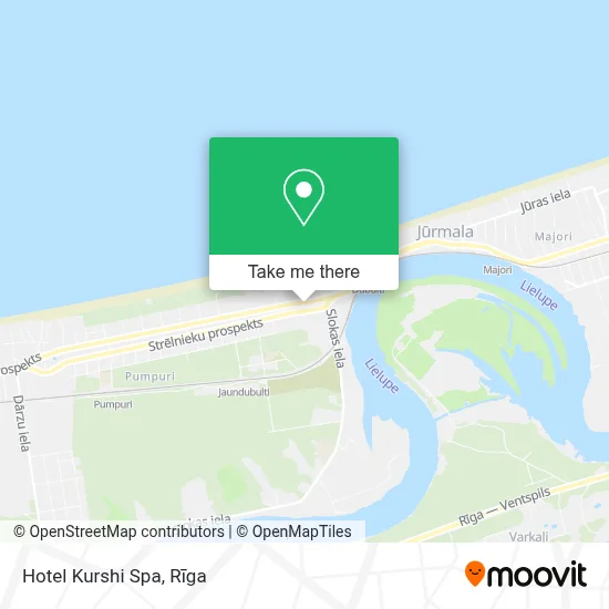 Hotel Kurshi Spa map