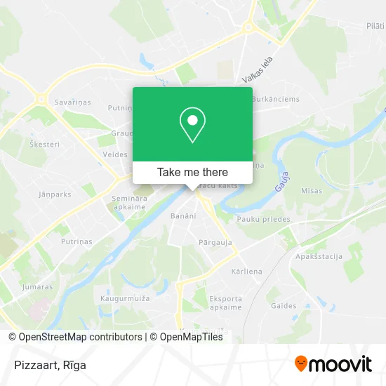 Pizzaart map