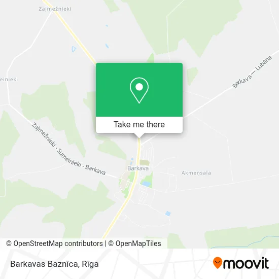 Barkavas Baznīca map