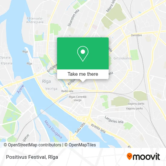 Positivus Festival map