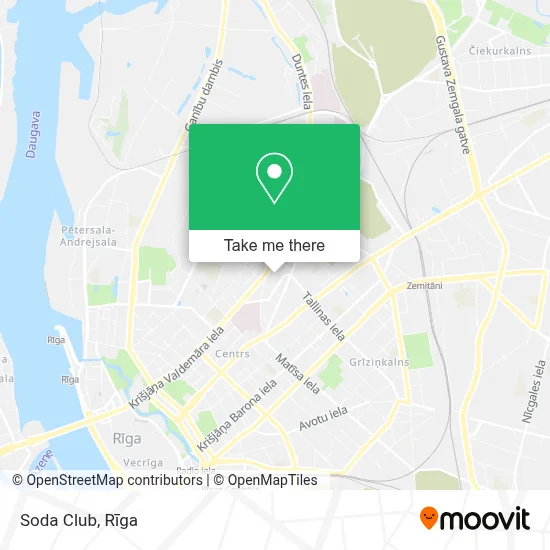 Soda Club map