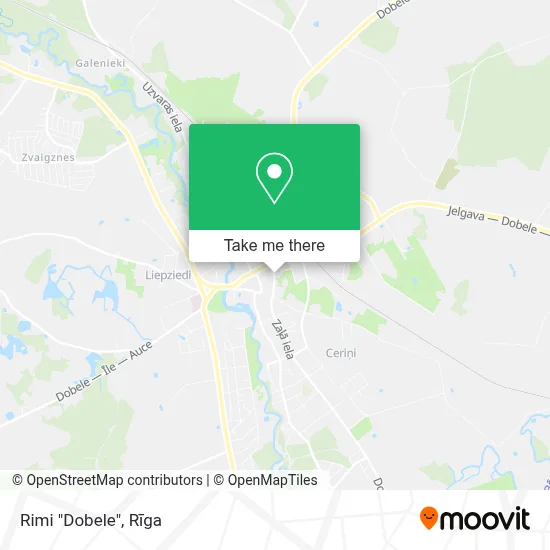 Rimi "Dobele" map