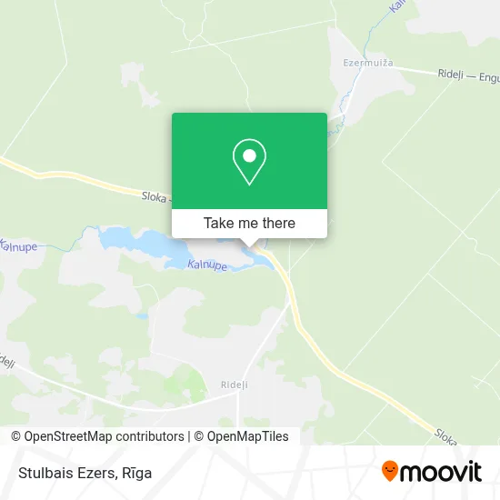 Stulbais Ezers map