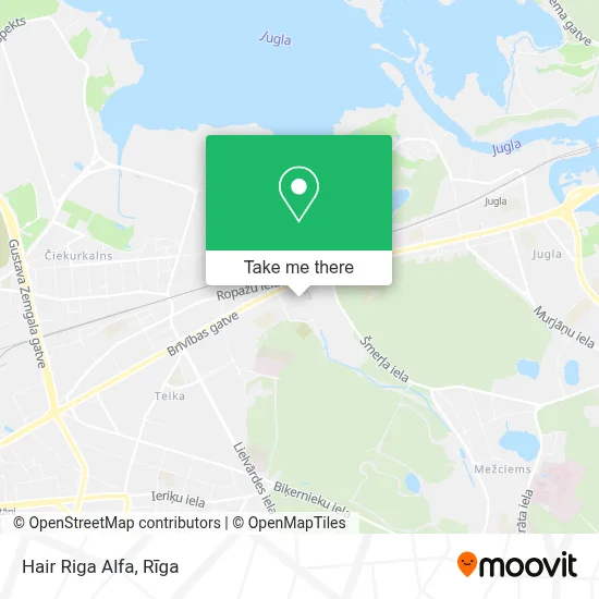 Hair Riga Alfa map