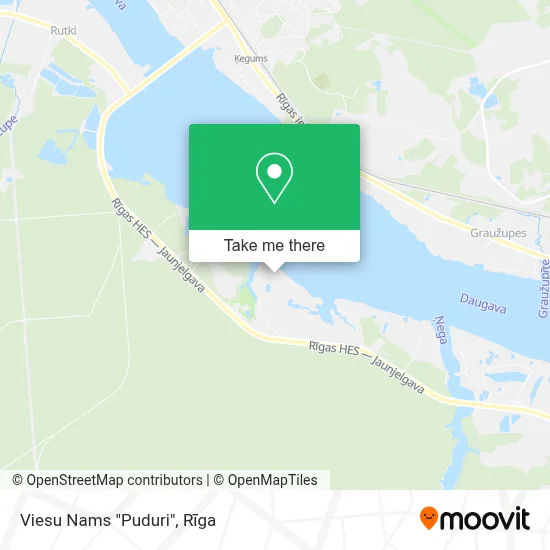Viesu Nams "Puduri" map