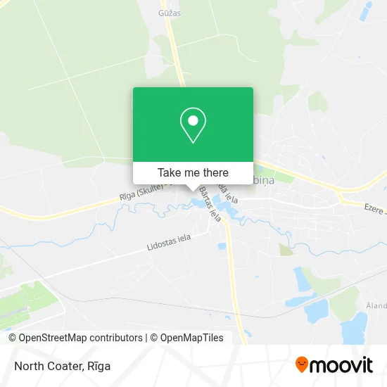 North Coater map