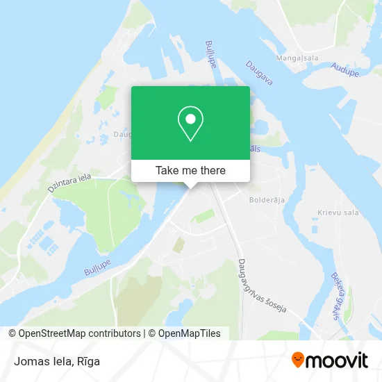 Jomas Iela map
