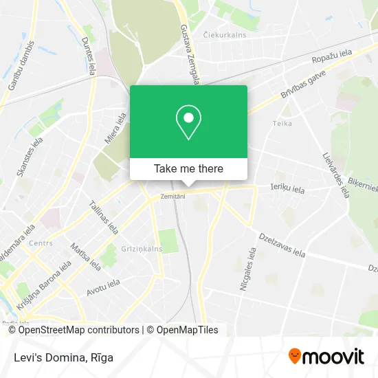 Levi's Domina map