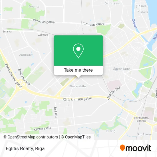 Eglitis Realty map