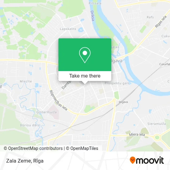 Zala Zeme map