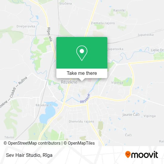 Sev Hair Studio map
