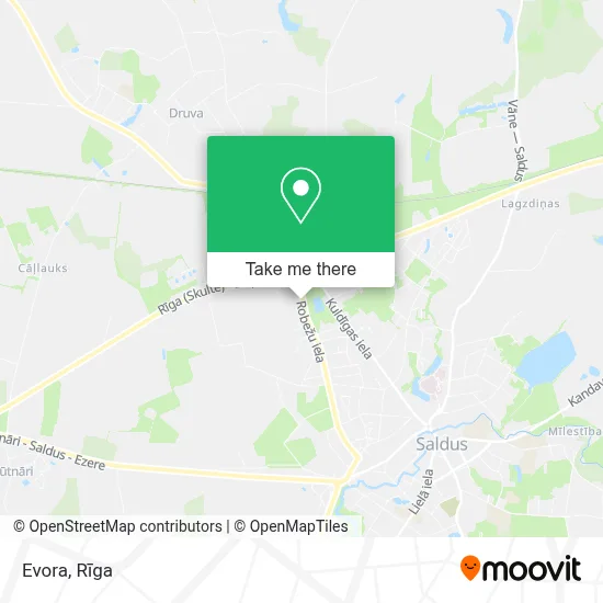 Evora map