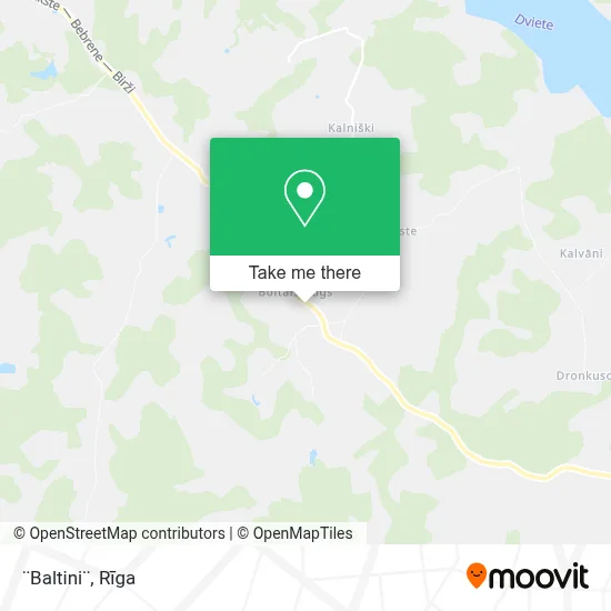 ¨Baltini¨ map