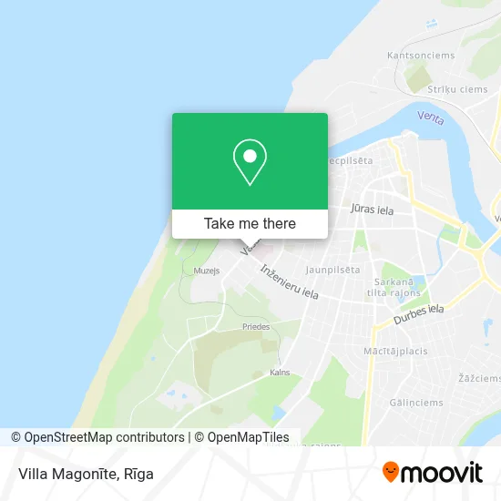 Villa Magonīte map