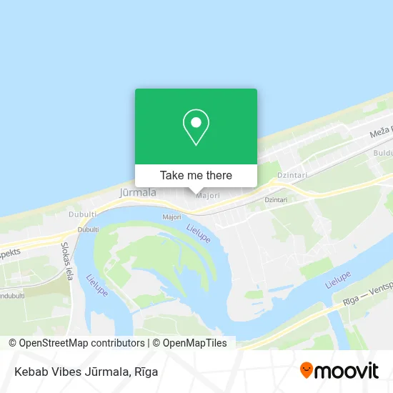 Kebab Vibes Jūrmala map