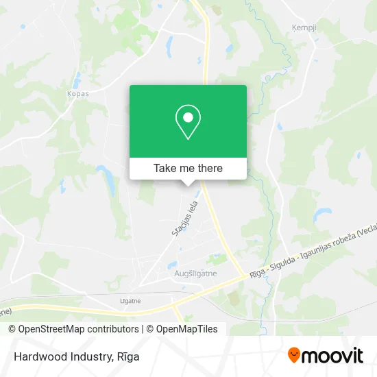 Hardwood Industry map