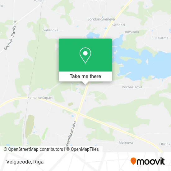 Velgacode map