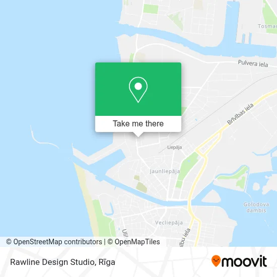 Rawline Design Studio map