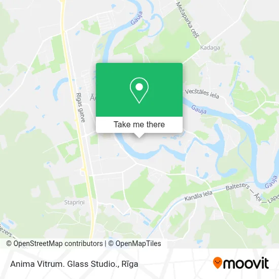 Anima Vitrum. Glass Studio. map