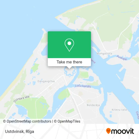 Ustdvinsk map