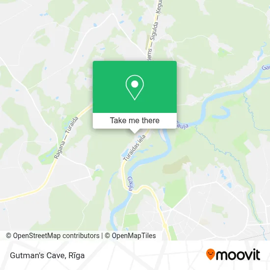 Gutman's Cave map