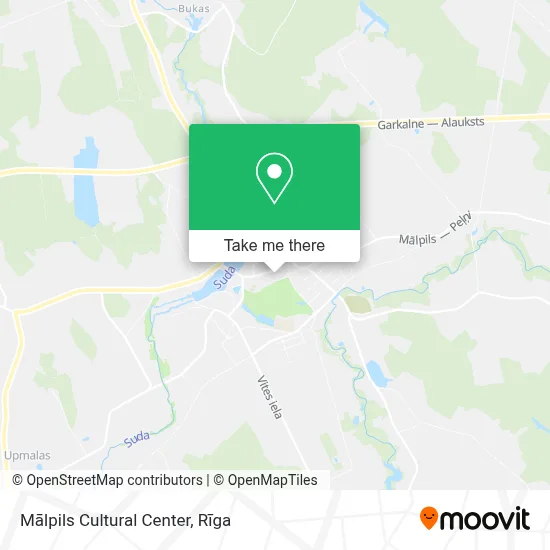 Mālpils Cultural Center map
