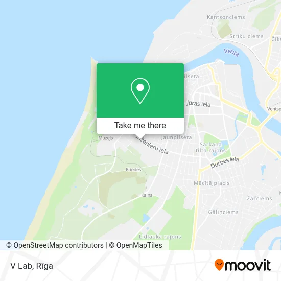 V Lab map