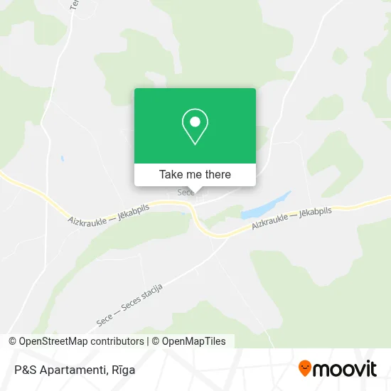P&S Apartamenti map