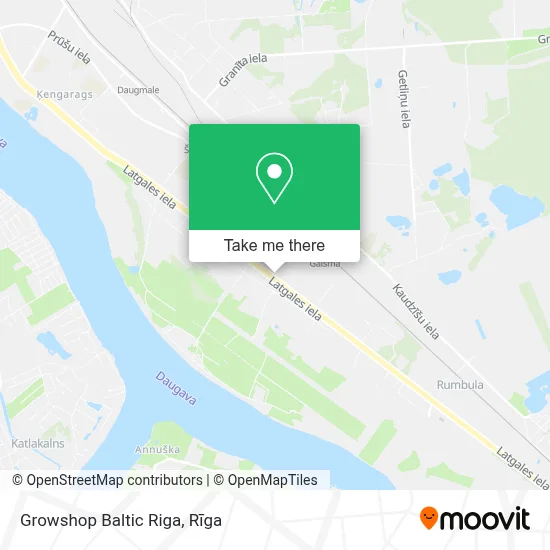 Growshop Baltic Riga map