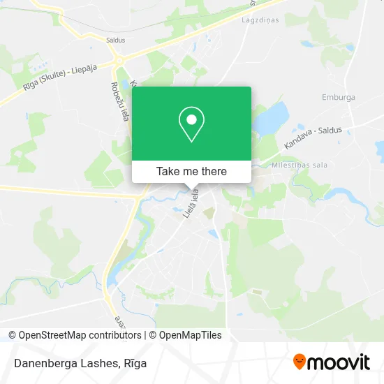 Danenberga Lashes map