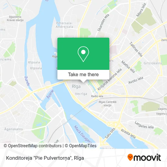 Konditoreja "Pie Pulvertorņa" map