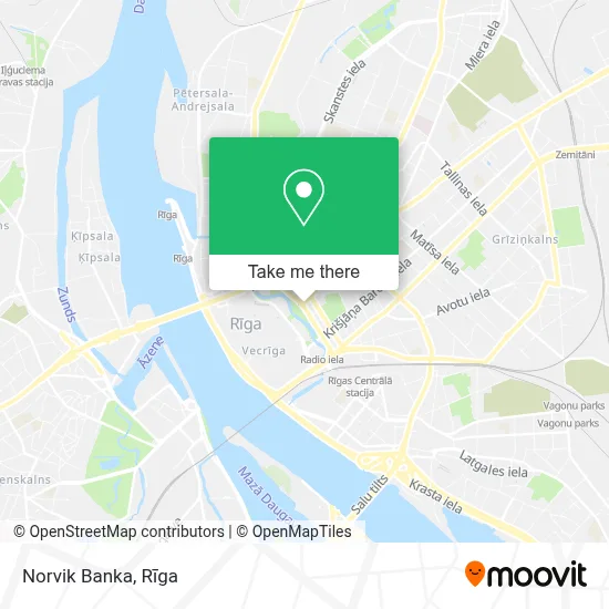 Norvik Banka map