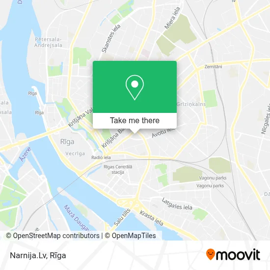 Narnija.Lv map