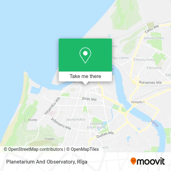 Planetarium And Observatory map