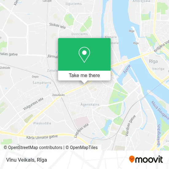 Vīnu Veikals map
