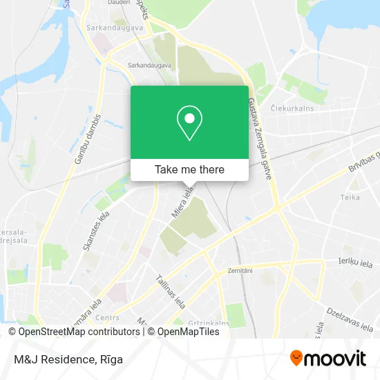 M&J Residence map