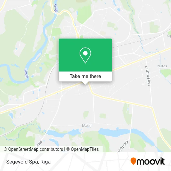 Segevold Spa map